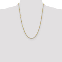 14k 2.75mm D/C Milano Rope Chain-MIL050-24