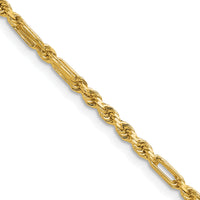 14k 2.75mm D/C Milano Rope Chain-MIL050-20