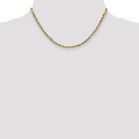 14k 3.0mm D/C Milano Rope Chain-MIL060-16