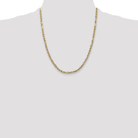 14k 3.0mm D/C Milano Rope Chain-MIL060-22