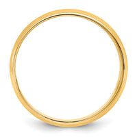 14KY 5.5mm LTW Milgrain Half Round Band-ML055