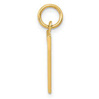 14k Medium Polished Number 7 Charm-MP07