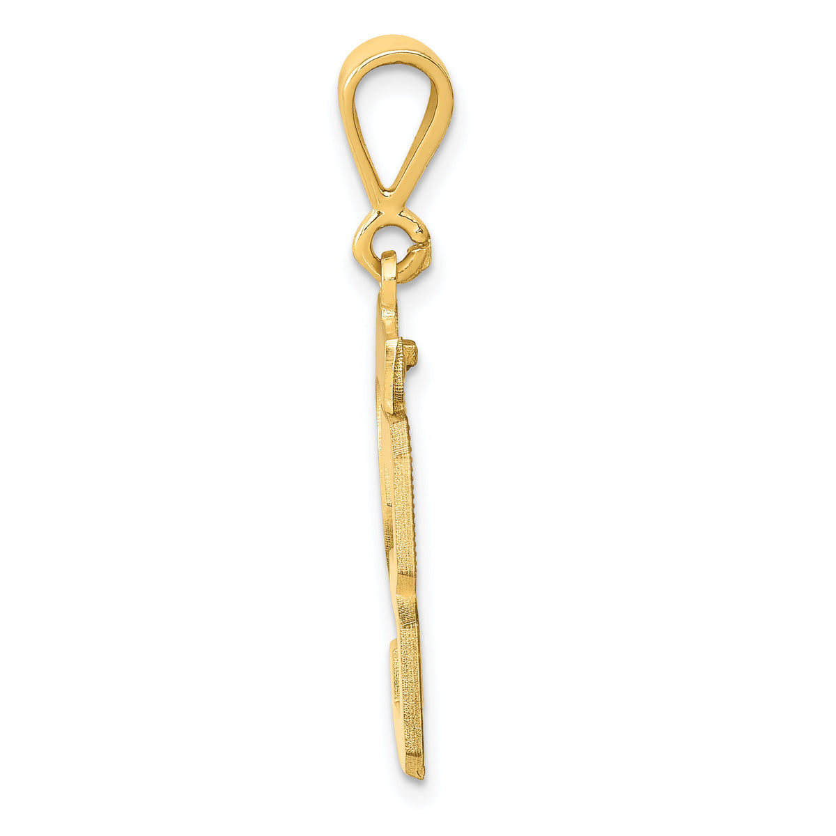 14k Medium Polished Number 23 Charm-MP23
