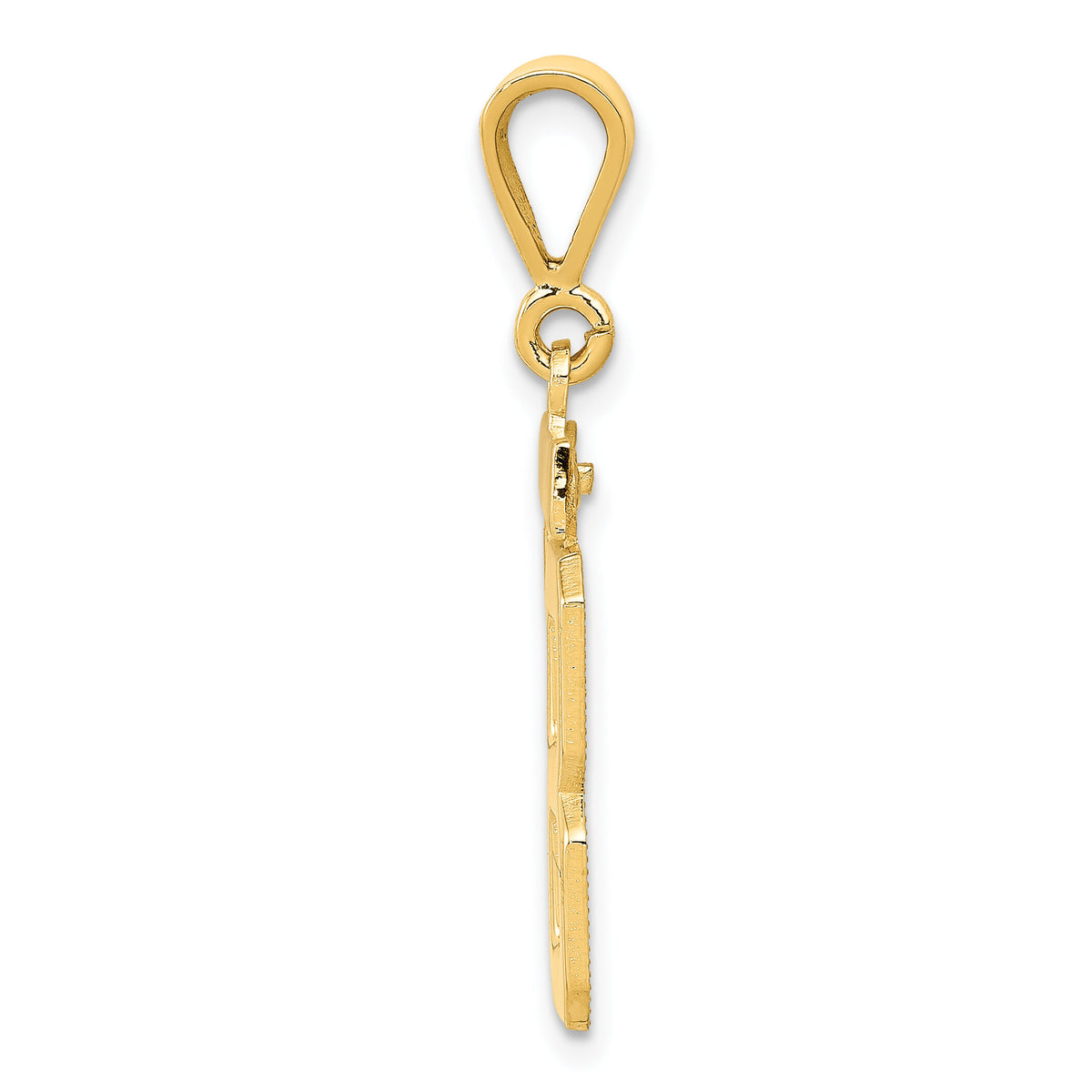 14k Medium Polished Number 88 Charm-MP88
