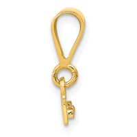 14ky Casted Medium Polished Top Charm-MPTOP