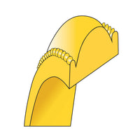 14KY 6.5mm Milgrain Half Round Band-M065