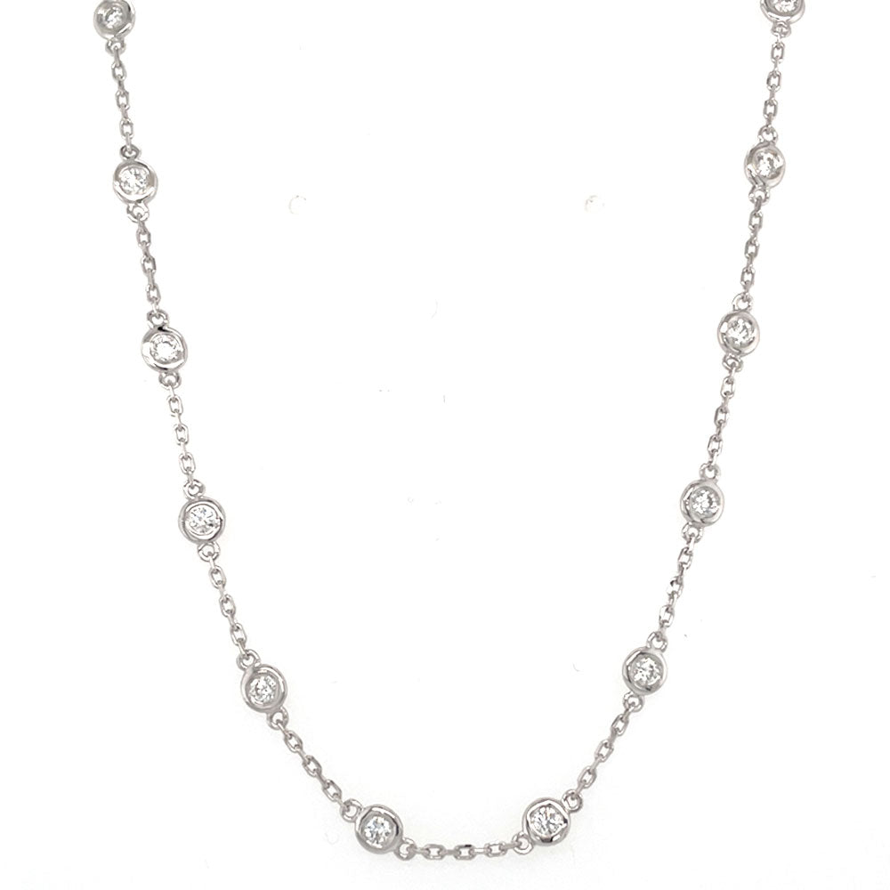 White Gold Diamond By The Yard