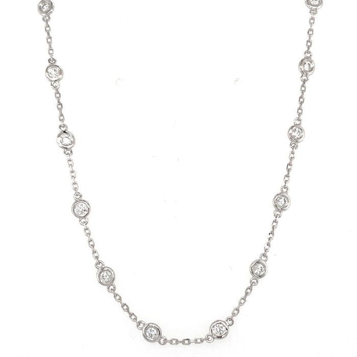 White Gold Diamond By The Yard