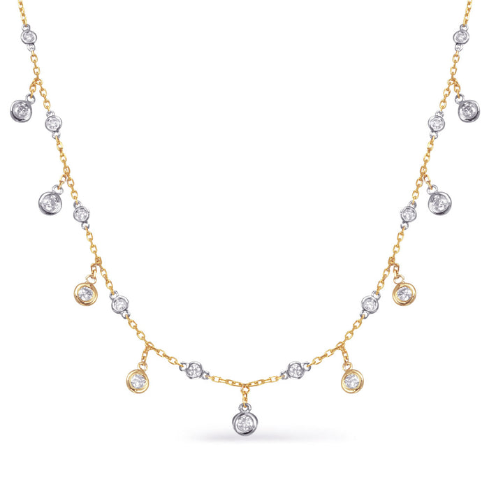 Yellow & White Gold Diamond By Yard