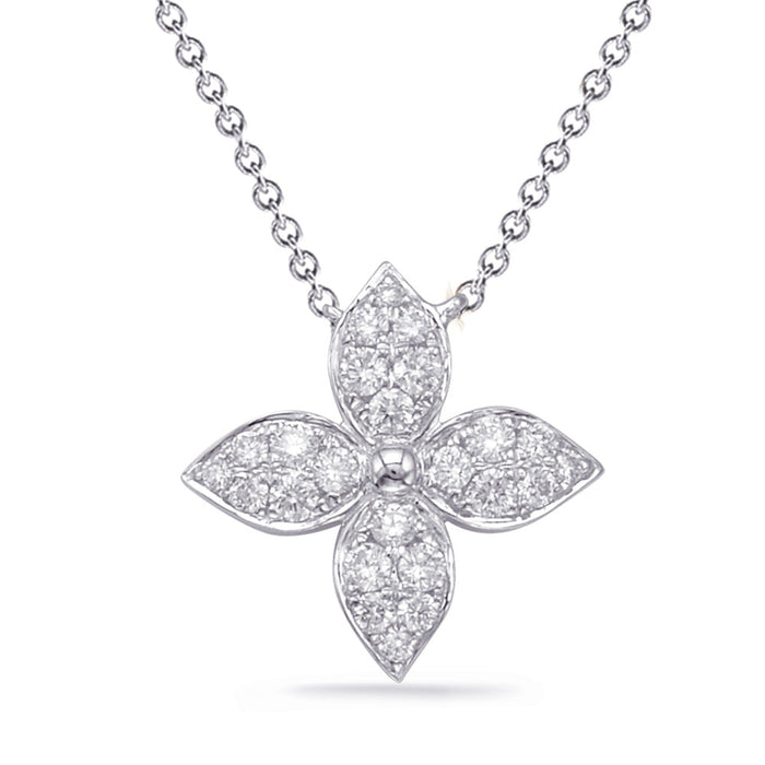 White Gold Diamond Necklace