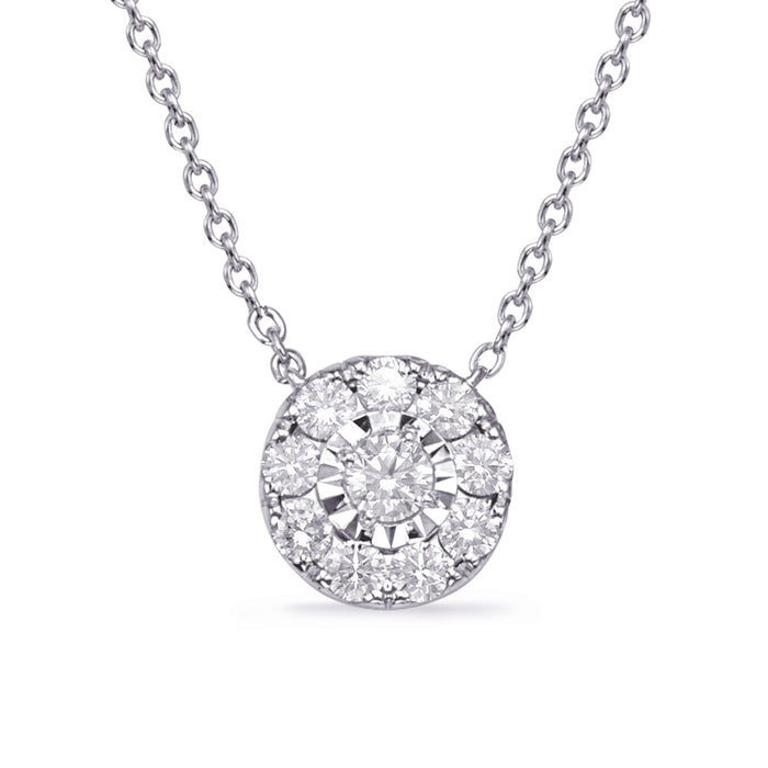 White Gold Diamond Necklace