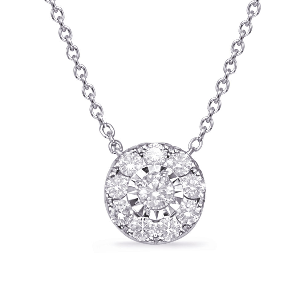 White Gold Diamond Necklace