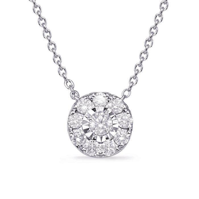 White Gold Diamond Necklace