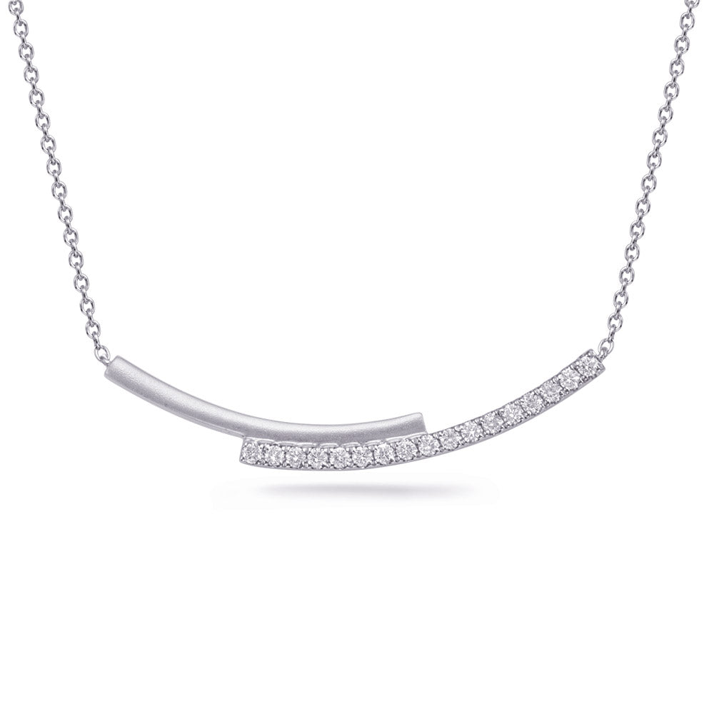 White Gold Diamond Necklace
