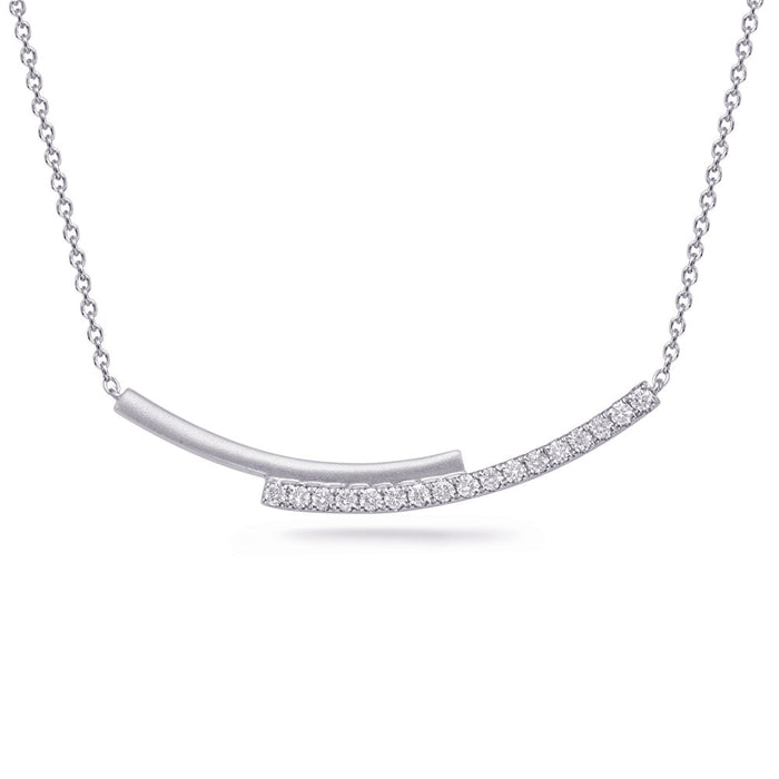 White Gold Diamond Necklace