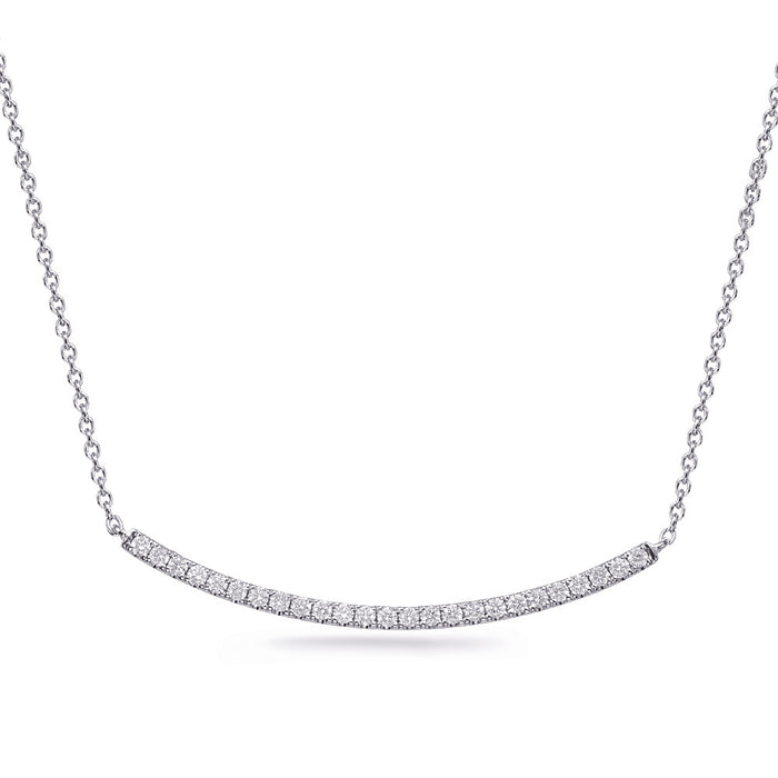 White Gold Diamond Necklace