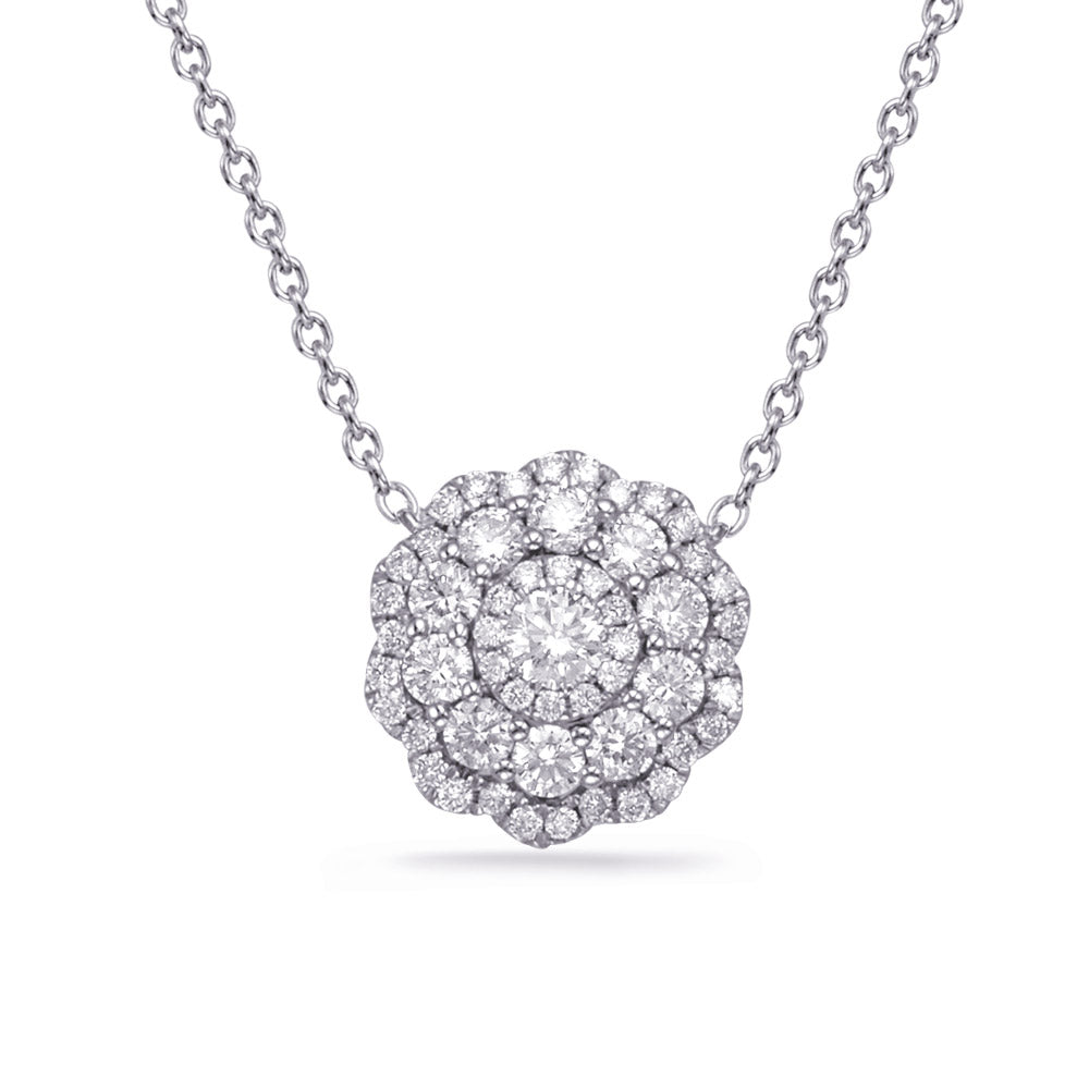 White Gold Diamond Necklace