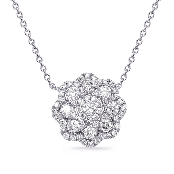 White Gold Diamond Necklace