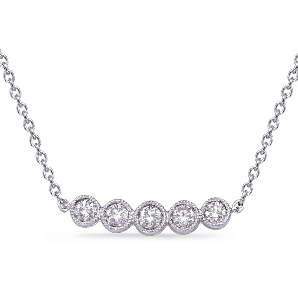 White Gold Diamond Necklace
