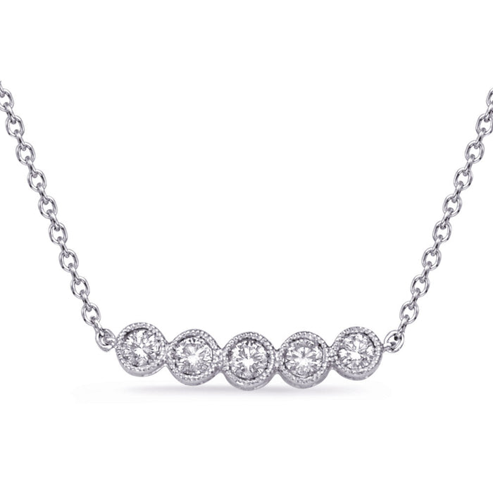 White Gold Diamond Necklace