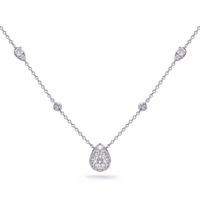 White Gold Diamond Necklace