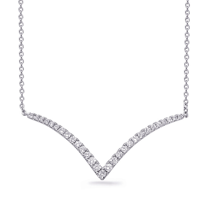 White Gold Diamond Necklace