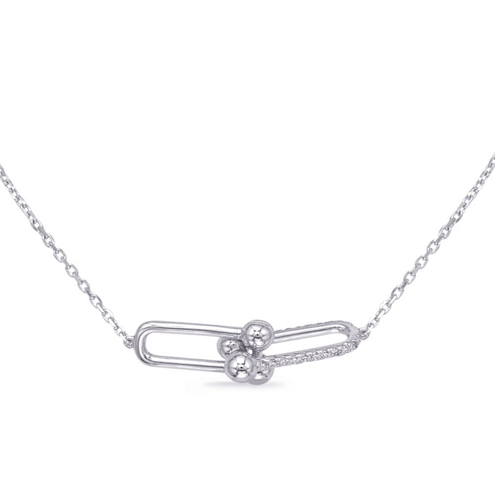 White Gold Diamond Necklace