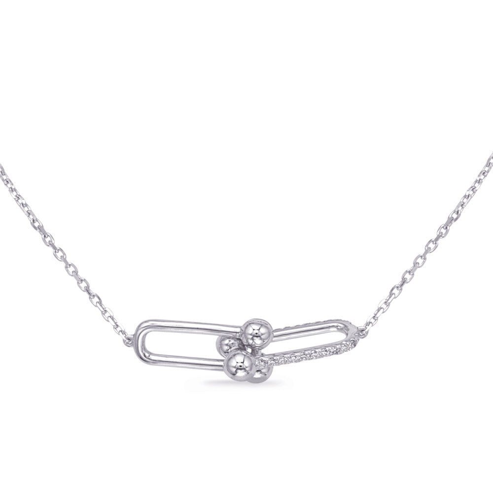White Gold Diamond Necklace