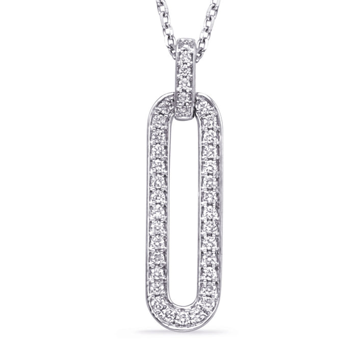 White Gold Diamond Necklace