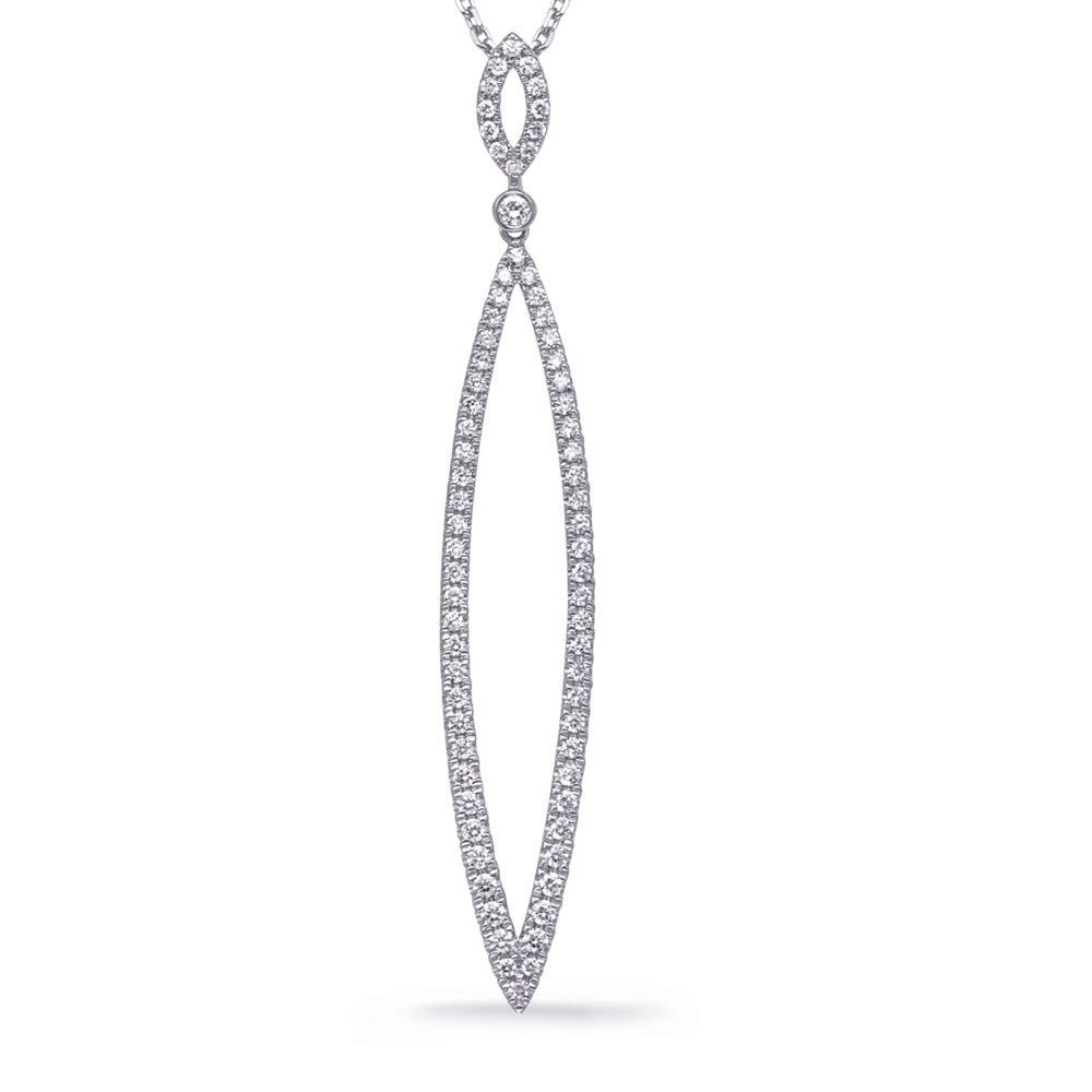 White Gold Diamond Necklace