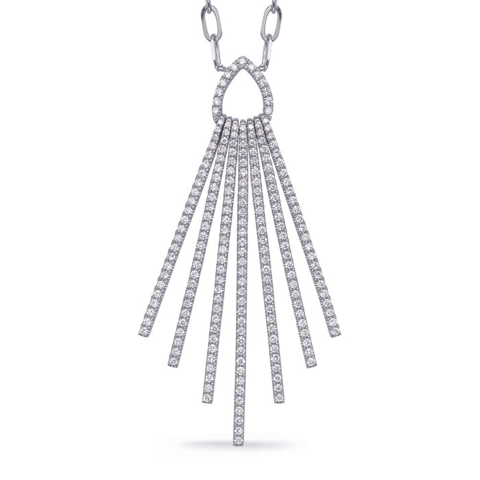White Gold Diamond Necklace