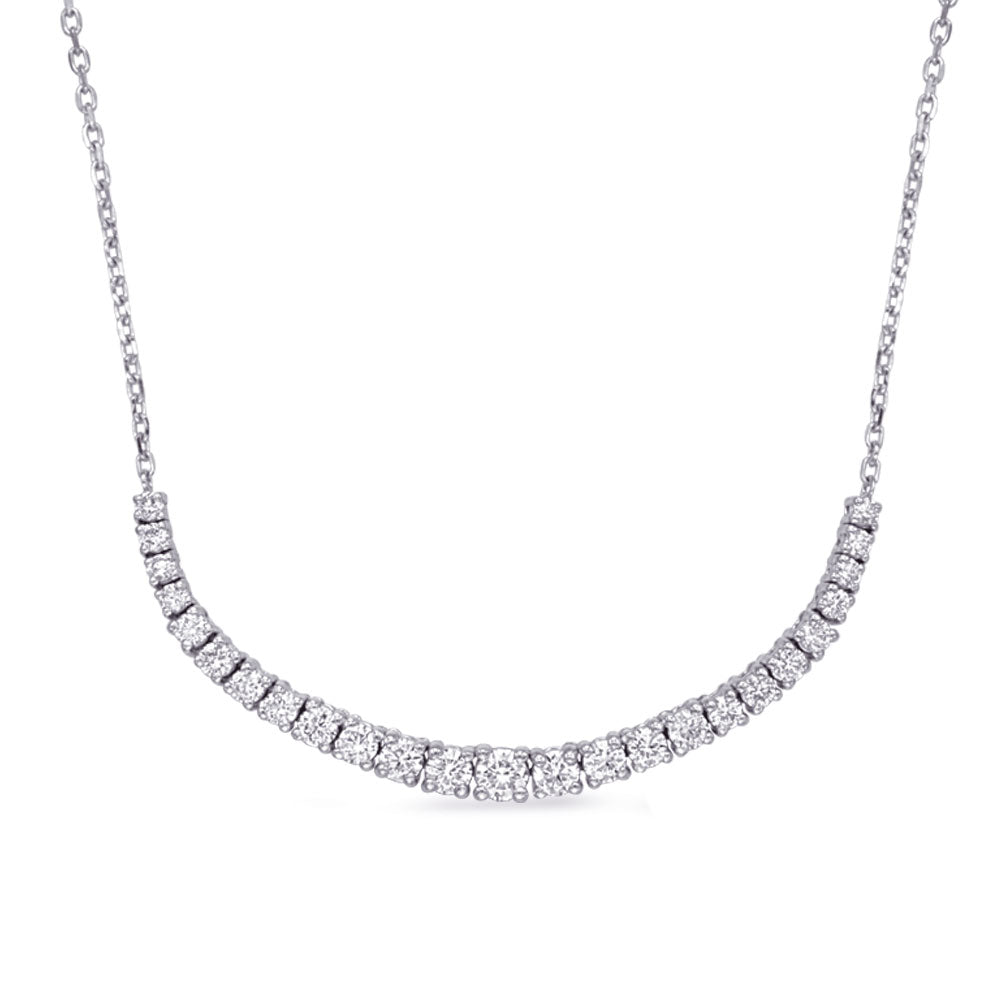  White Gold Diamond Necklace