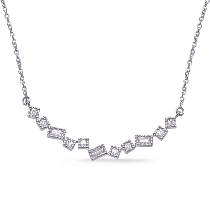 White Gold Diamond Necklace