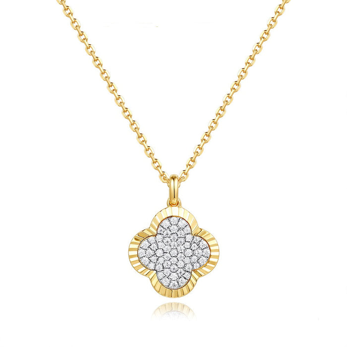 Yellow Gold Diamond Necklace