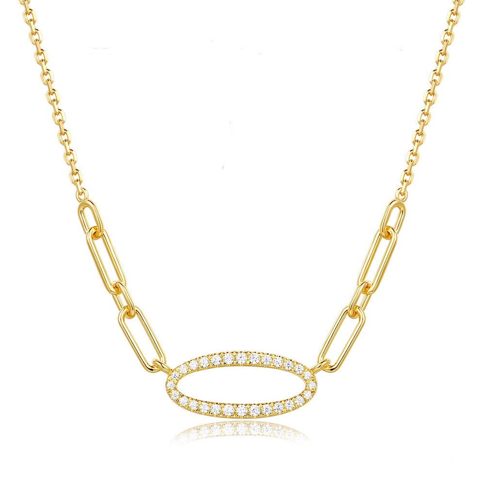Yellow Gold Diamond Necklace