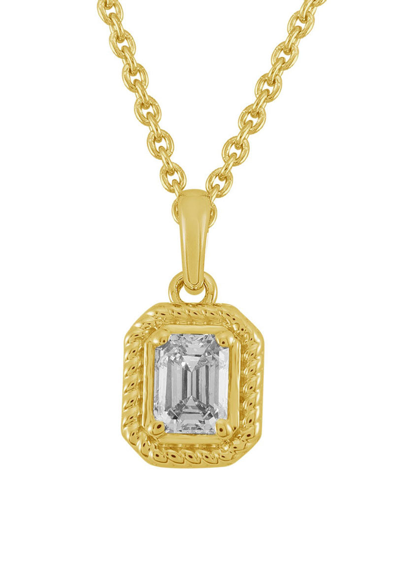Yellow Gold Diamond Necklace