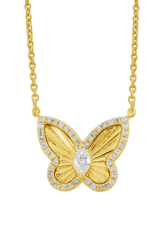 Yellow Gold Diamond Necklace