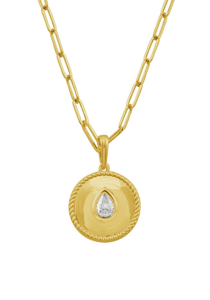 Yellow Gold Diamond Necklace