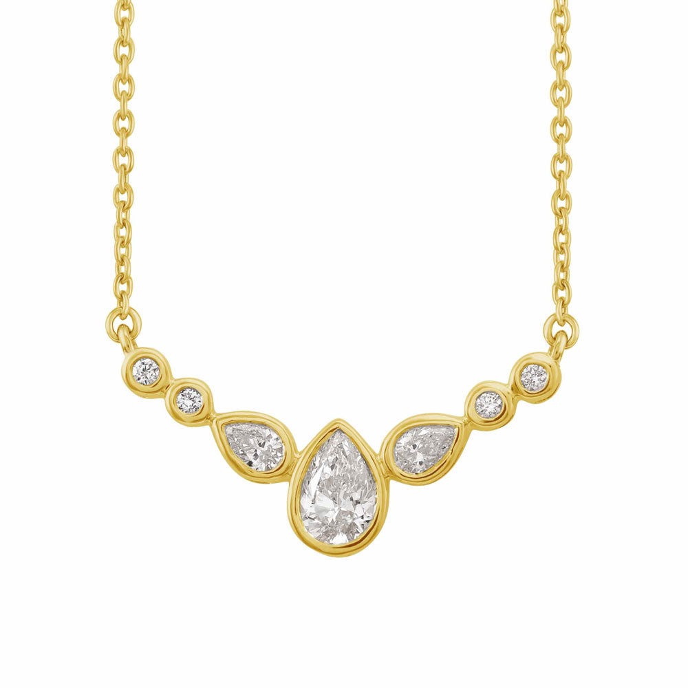 Yellow Gold Diamond Necklace