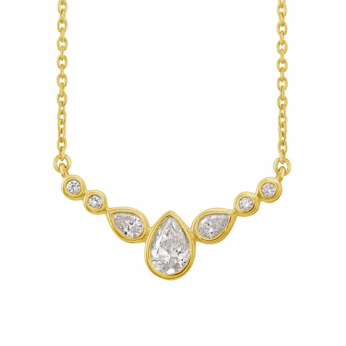 Yellow Gold Diamond Necklace