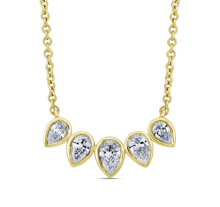Yellow Gold Diamond Necklace