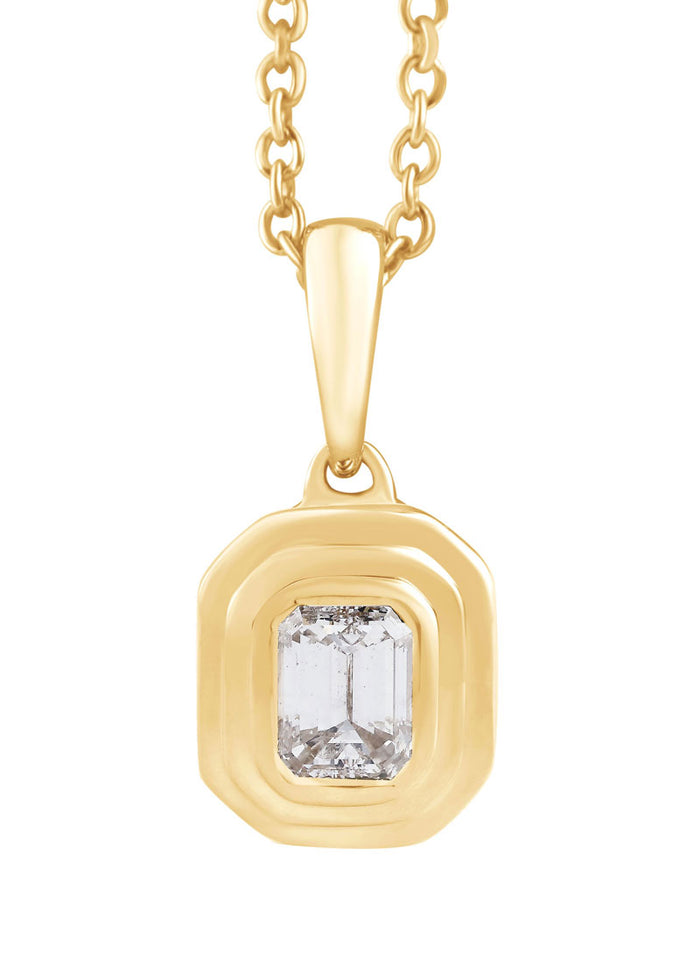 Yellow Gold Diamond Necklace