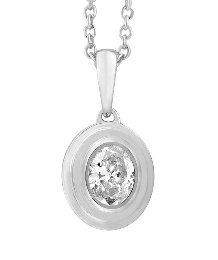 White Gold Diamond Necklace