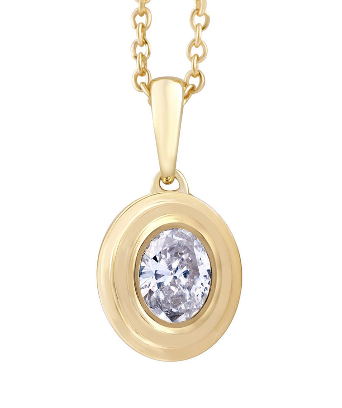 Yellow Gold Diamond Necklace