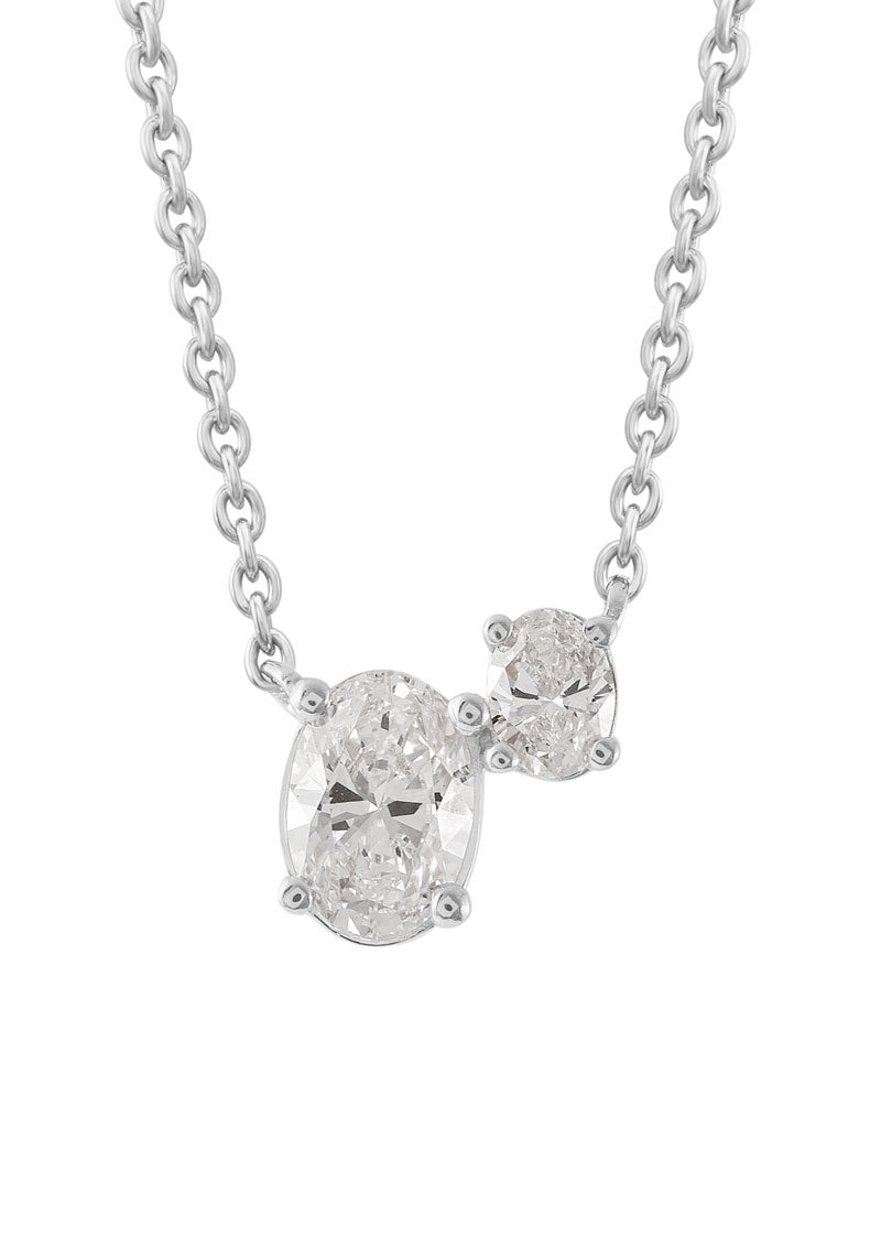 White Gold Diamond Necklace