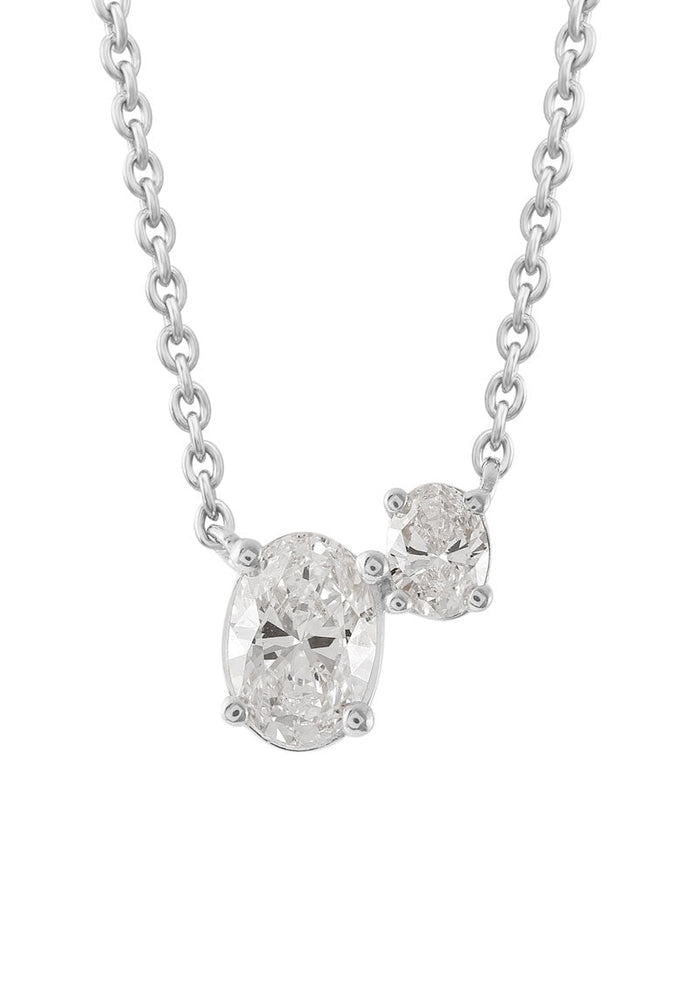 White Gold Diamond Necklace