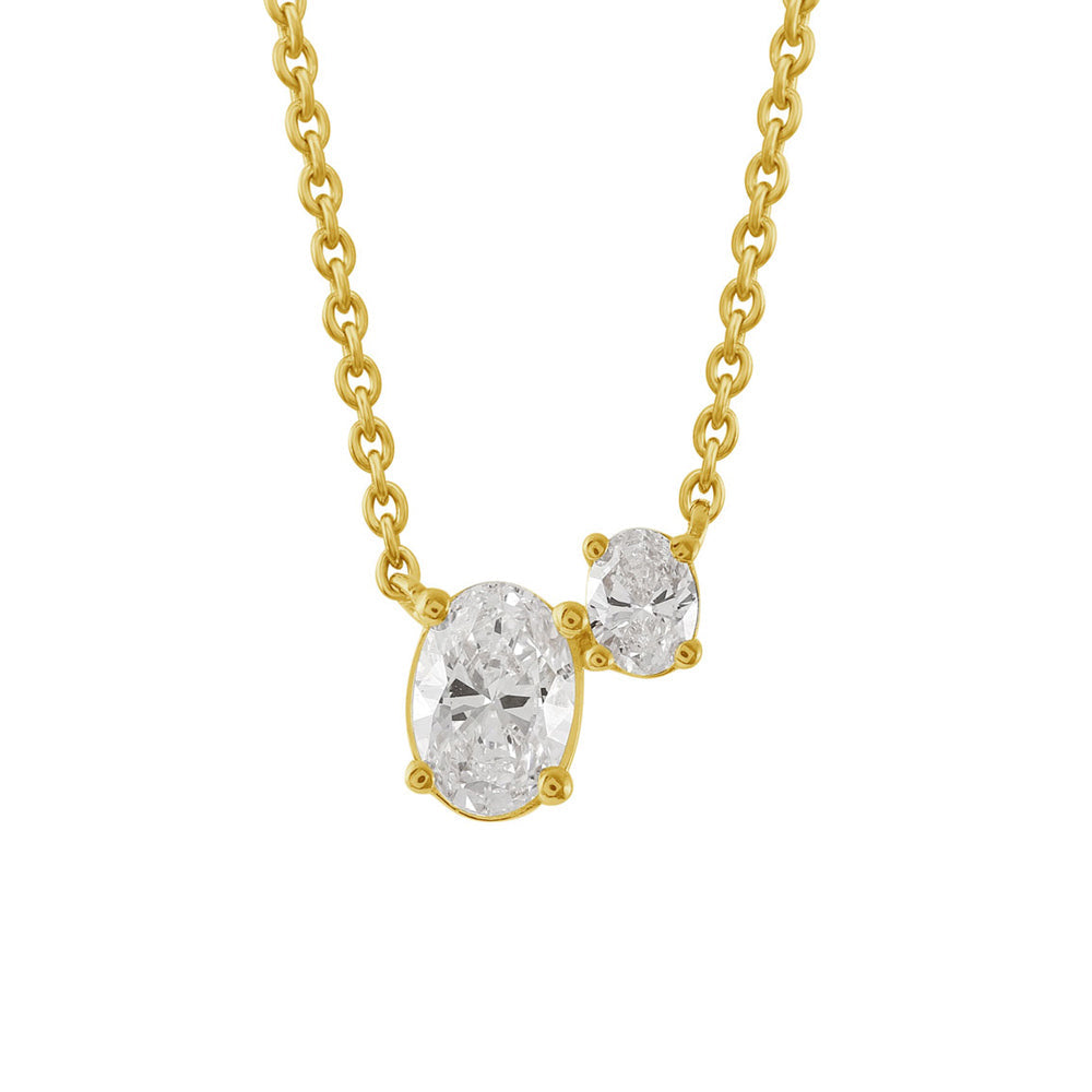 Yellow Gold Diamond Necklace