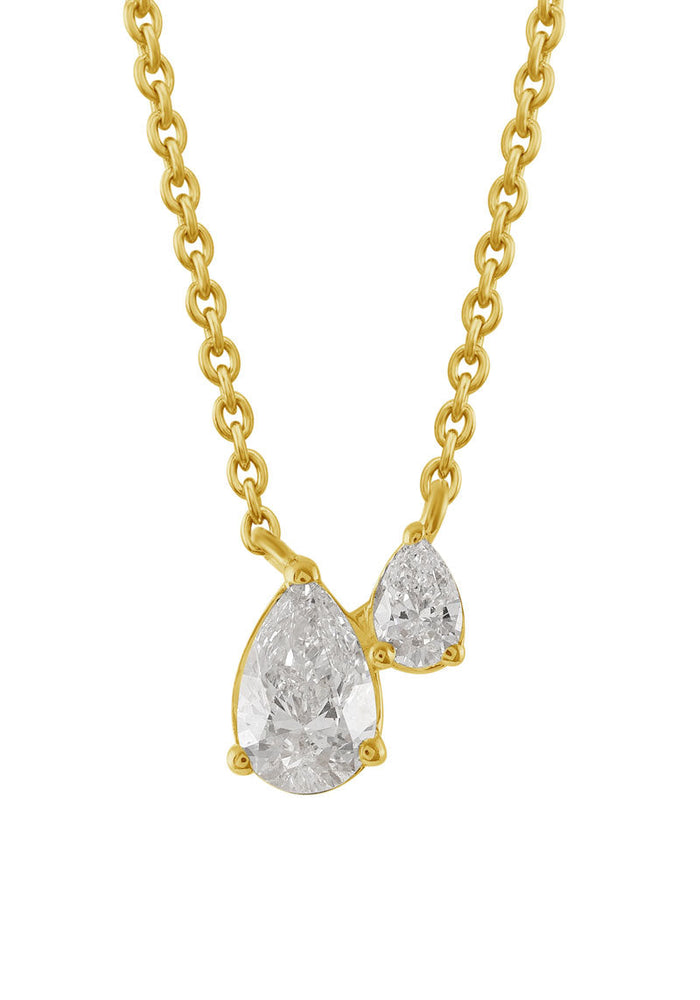 Yellow Gold Diamond Necklace