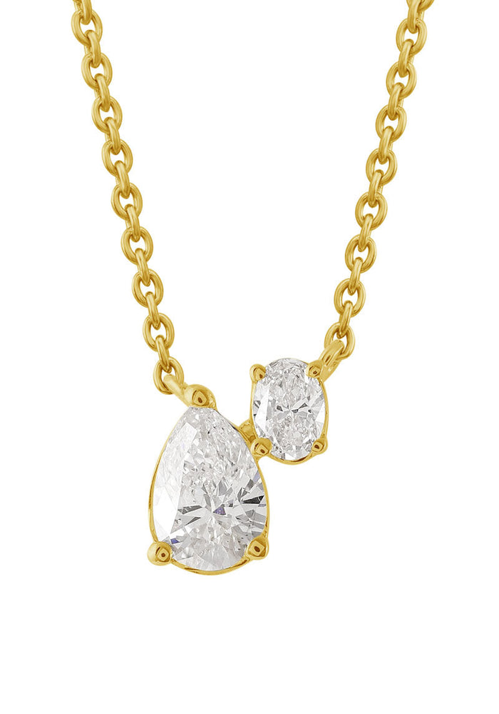 Yellow Gold Diamond Necklace