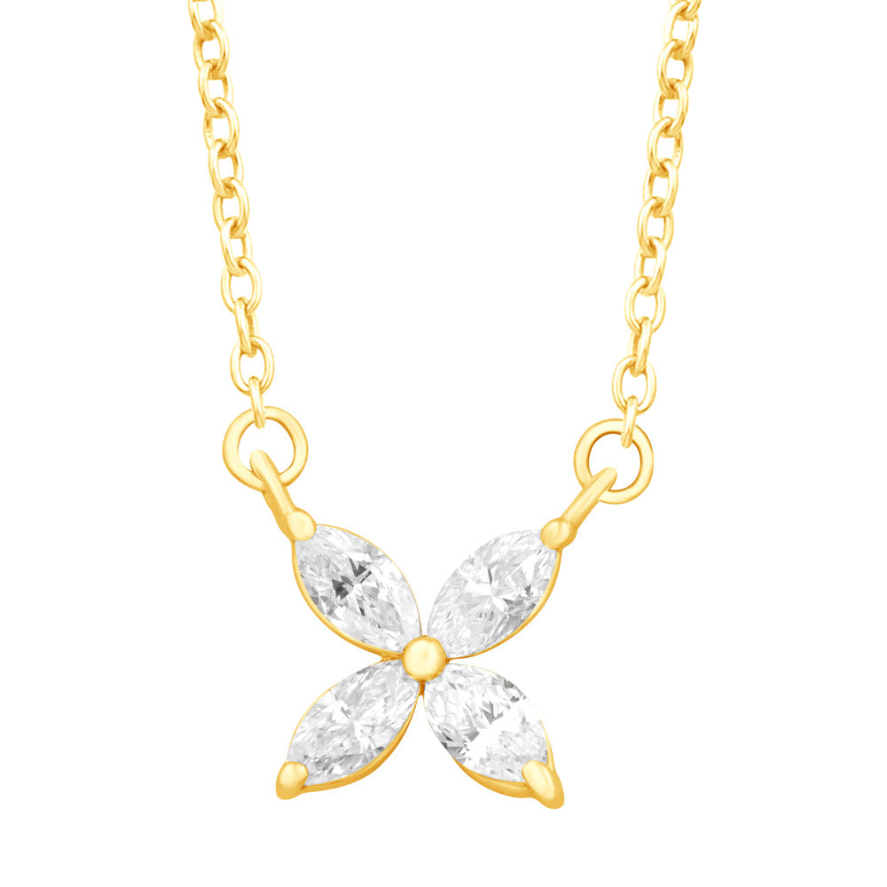 Yellow Gold Diamond Necklace